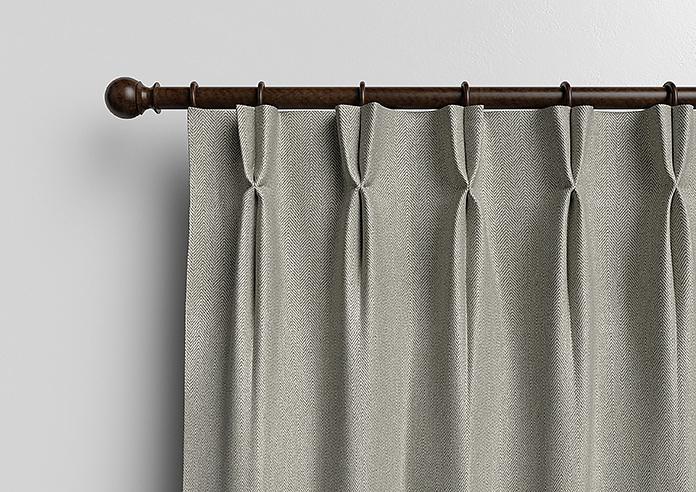 Soft Chevron, Brown - Made to Measure Curtains - Image 12